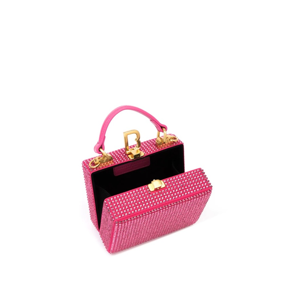 Brandon Blackwood Crystal Mini Kendrick Trunk- Rose - Picture 2 of 6